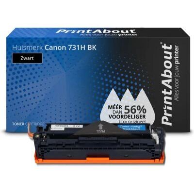 PrintAbout 731H BK Toner - Schwarz - Hohe Kapazität - Druckerzubehör PrintAbout 731H BK Toner - Schwarz - Hohe Kapazität - Druckerzubehör