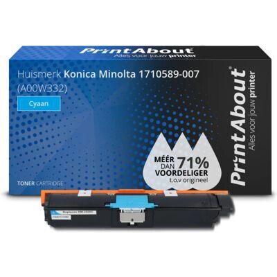 PrintAbout 1710589-007 Toner - Cyan - Kompatibel mit Konica Minolta PrintAbout 1710589-007 Toner - Cyan - Kompatibel mit Konica Minolta