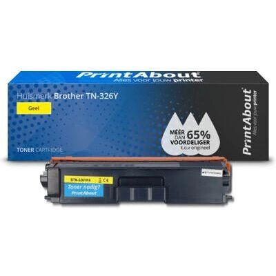 PrintAbout TN-326Y Toner Jaune - Grande Capacité - Cartouche d'Imprimante - Publicité PrintAbout TN-326Y Toner Jaune - Grande Capacité - Cartouche d'Imprimante - Publicité