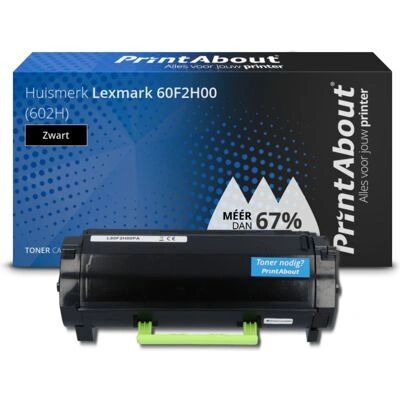 PrintAbout toner haute capacité Lexmark 602H - Cartouche noire - Publicité PrintAbout toner haute capacité Lexmark 602H - Cartouche noire - Publicité