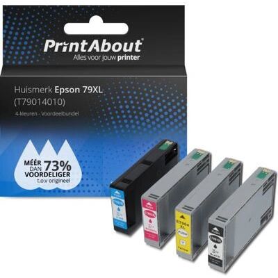 PrintAbout T79014010-PA Tintenpatrone - Hoch (XL) Ertrag - Mehrfarbig PrintAbout T79014010-PA Tintenpatrone - Hoch (XL) Ertrag - Mehrfarbig