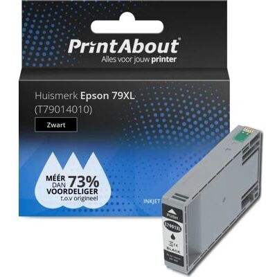 Cartouche d'encre PrintAbout T79014010 Noir - Grande capacité - Publicité Cartouche d'encre PrintAbout T79014010 Noir - Grande capacité - Publicité