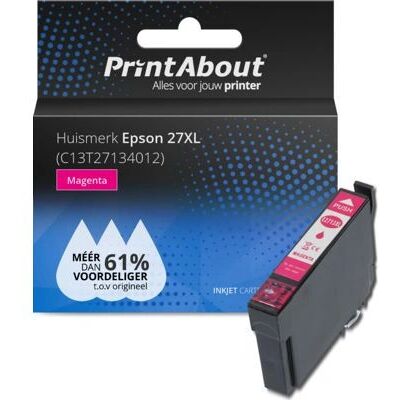 PrintAbout Epson 27XL Magenta Hochkapazitätsdruckpatrone PrintAbout Epson 27XL Magenta Hochkapazitätsdruckpatrone