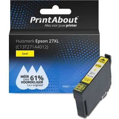 PrintAbout C13T27144012 Cartouche d'encre jaune à grande capacité PrintAbout C13T27144012 Cartouche d'encre jaune à grande capacité