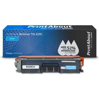 PrintAbout TN-329C Toner Cyan - Extra hohe Kapazität - Tonerpatrone PrintAbout TN-329C Toner Cyan - Extra hohe Kapazität - Tonerpatrone