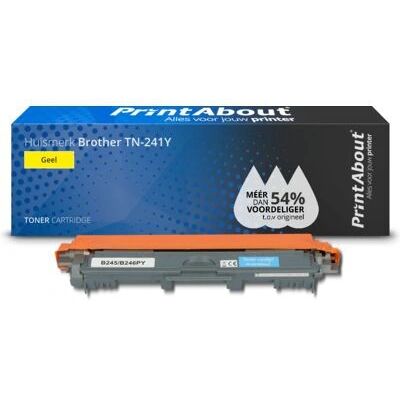 PrintAbout Toner Brother TN-241Y Jaune - Cartouche d'encre - Publicité PrintAbout Toner Brother TN-241Y Jaune - Cartouche d'encre - Publicité