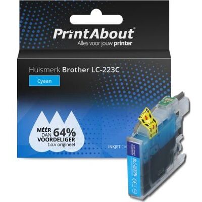 PrintAbout LC-223C Druckerpatrone - Cyan Kompatibel PrintAbout LC-223C Druckerpatrone - Cyan Kompatibel
