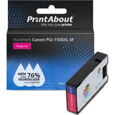Cartouche d'encre Magenta Grande Capacité PGI-1500XL M de PrintAbout Cartouche d'encre Magenta Grande Capacité PGI-1500XL M de PrintAbout