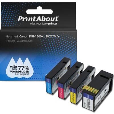 PrintAbout PGI-1500XL Hochkapazitäts Druckerpatrone - 4 Farben PrintAbout PGI-1500XL Hochkapazitäts Druckerpatrone - 4 Farben