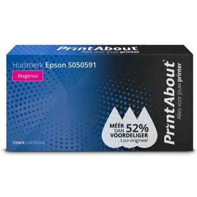 PrintAbout S050591 Magenta Toner - Kompatibel mit Epson PrintAbout S050591 Magenta Toner - Kompatibel mit Epson