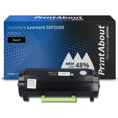 PrintAbout Toner kompatibel mit Lexmark 50F2U00 - Schwarz - Extra hohe Kapazität PrintAbout Toner kompatibel mit Lexmark 50F2U00 - Schwarz - Extra hohe Kapazität