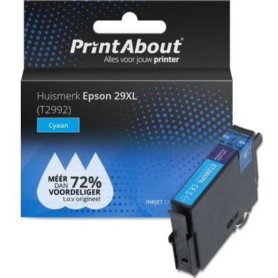 PrintAbout T2992 Cartouche d'Encre Haute Capacité Cyan PrintAbout T2992 Cartouche d'Encre Haute Capacité Cyan