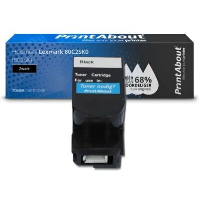 PrintAbout Druckerpatrone 80C2SK0 - Schwarz PrintAbout Druckerpatrone 80C2SK0 - Schwarz