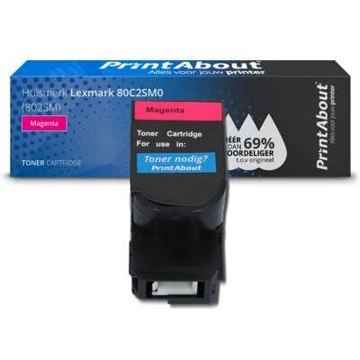 PrintAbout PrintAbout 80C2SM0 Toner Cartridge - Magenta - Druckerzubehör PrintAbout PrintAbout 80C2SM0 Toner Cartridge - Magenta - Druckerzubehör