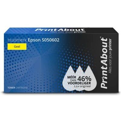 PrintAbout S050602 Gelber Toner - Druckerzubehör PrintAbout S050602 Gelber Toner - Druckerzubehör