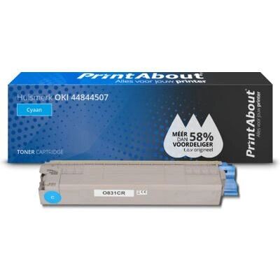 PrintAbout 44844507 Cyan Toner - Druckerzubehör PrintAbout 44844507 Cyan Toner - Druckerzubehör