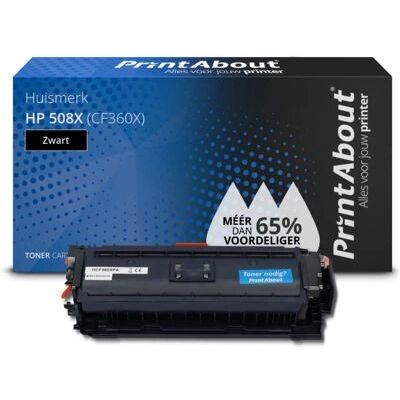 PrintAbout Cartouche de toner HP 508X - Noir Grande Capacité - Publicité PrintAbout Cartouche de toner HP 508X - Noir Grande Capacité - Publicité