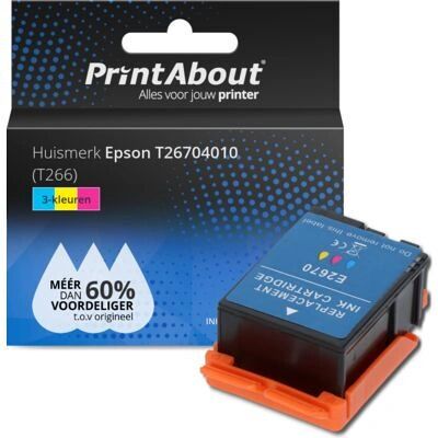 PrintAbout T26704010 Druckerpatrone - Hohe Kapazität - Mehrfarbig PrintAbout T26704010 Druckerpatrone - Hohe Kapazität - Mehrfarbig