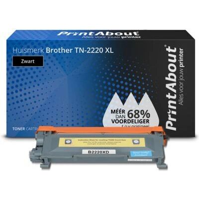 PrintAbout Cartouche de toner TN-2220 XL - Noir - Très grande capacité - Publicité PrintAbout Cartouche de toner TN-2220 XL - Noir - Très grande capacité - Publicité