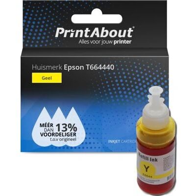 PrintAbout T664440 Gelb Druckerpatrone - kompatibel mit Epson PrintAbout T664440 Gelb Druckerpatrone - kompatibel mit Epson