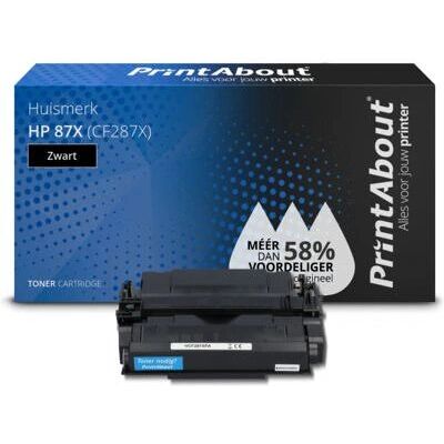 PrintAbout PrintAbout CF287X Toner Cartridge - Schwarz - Hohe Kapazität PrintAbout PrintAbout CF287X Toner Cartridge - Schwarz - Hohe Kapazität