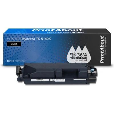 Toner PrintAbout TK-5140K - Noir - Fournitures d'impression - Publicité Toner PrintAbout TK-5140K - Noir - Fournitures d'impression - Publicité