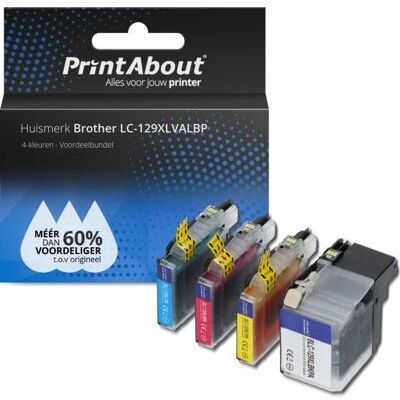 PrintAbout LC-129XLVALBP-PA Inktcartridge Hoge (XL) Output PrintAbout LC-129XLVALBP-PA Inktcartridge Hoge (XL) Output