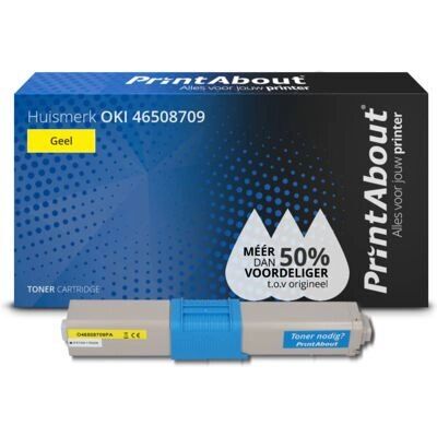 PrintAbout Toner 46508709 - Gelb - Toner für OKI PrintAbout Toner 46508709 - Gelb - Toner für OKI