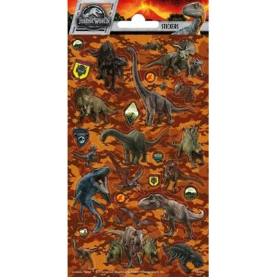 Pack d'Autocollants Jurassic World - Environ 15 Designs Pack d'Autocollants Jurassic World - Environ 15 Designs