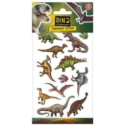 Funny Products Tatouages de Dinosaurs - 10x20cm Doré - Tatouages temporaires amusants - Publicité Funny Products Tatouages de Dinosaurs - 10x20cm Doré - Tatouages temporaires amusants - Publicité