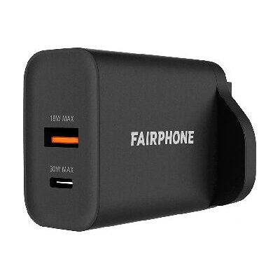 Fairphone Dual Charger V1 18W/30W UK - Charger Fairphone Dual Charger V1 18W/30W UK - Charger