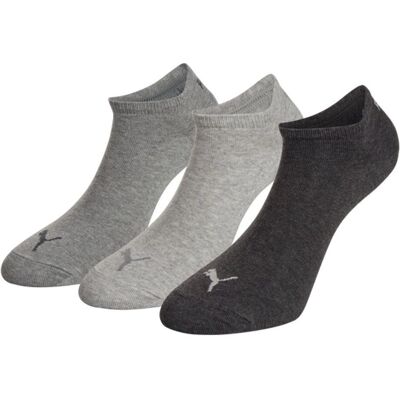 Chaussettes de sport unisex grises Puma - Pack de 3 - Chaussures Chaussettes de sport unisex grises Puma - Pack de 3 - Chaussures