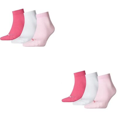 Puma Quarter Träningssockor - Rosa - 6-8 - Strumpor Puma Quarter Träningssockor - Rosa - 6-8 - Strumpor