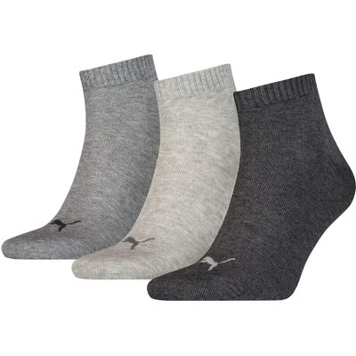 Puma Chaussettes Quarter 3-Paires (271080001) - gris - Publicité Puma Chaussettes Quarter 3-Paires (271080001) - gris - Publicité