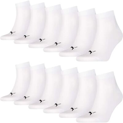 Puma 3er Pack Turnschuhsocken - Unisex Weiß - Socken Puma 3er Pack Turnschuhsocken - Unisex Weiß - Socken