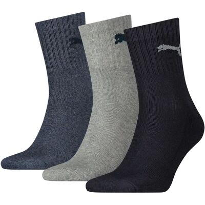 Skarpetki Puma 3-pack Short Crew Niebieskie Skarpetki Puma 3-pack Short Crew Niebieskie