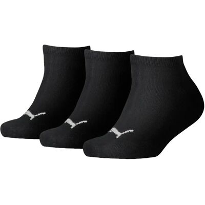 Puma Kids Zwarte Enkel Sportsokken - 3 Paar Puma Kids Zwarte Enkel Sportsokken - 3 Paar