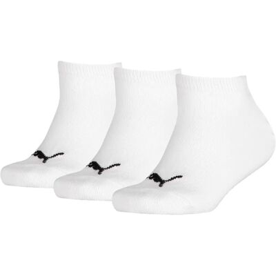Meias esportivas brancas Puma para crianças - Meias esportivas Meias esportivas brancas Puma para crianças - Meias esportivas