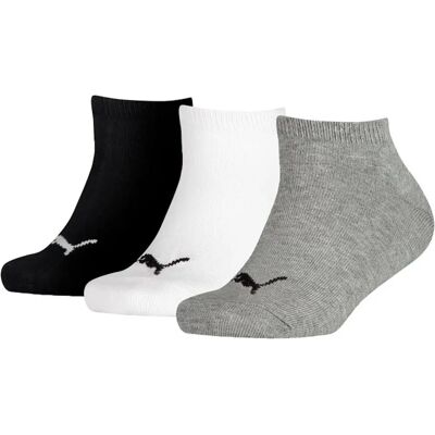 Meias esportivas Puma Kids Quarter CDT Multicolor - 3 Pares Meias esportivas Puma Kids Quarter CDT Multicolor - 3 Pares