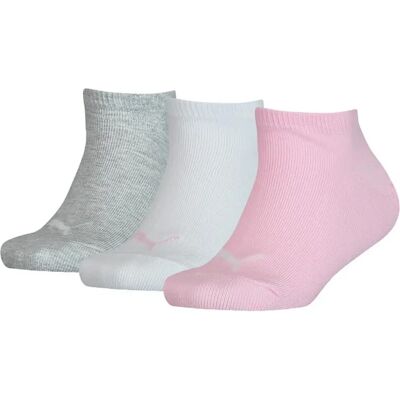 Puma Kids Sport Sokken Grijs Roze Wit - 3 Stuks Puma Kids Sport Sokken Grijs Roze Wit - 3 Stuks