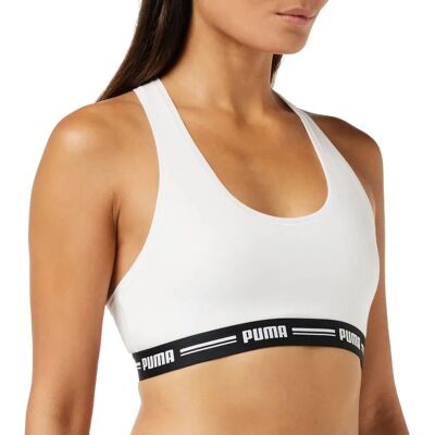 Puma S8972 witte racerback sportbeha - Sportbeha Puma S8972 witte racerback sportbeha - Sportbeha
