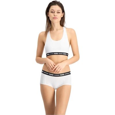 Puma Damen Racerback Sport-BH - Weiß - Größe M Puma Damen Racerback Sport-BH - Weiß - Größe M