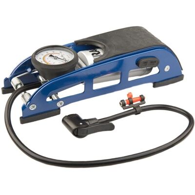 Mirage - Trapvoetpomp mit meter - Blue - 7 bar - Foot pump Mirage - Trapvoetpomp mit meter - Blue - 7 bar - Foot pump
