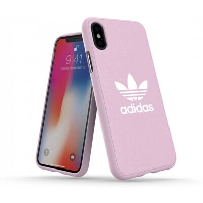 Coque pour iPhone X/XS Adidas - Rose, Canvas, Protection contre impacts - Publicité Coque pour iPhone X/XS Adidas - Rose, Canvas, Protection contre impacts - Publicité