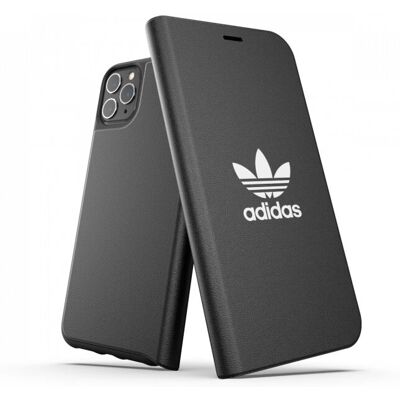 Adidas iPhone 11 Pro Max Booklet Hülle Schwarz-Weiß Adidas iPhone 11 Pro Max Booklet Hülle Schwarz-Weiß