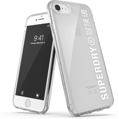 Coque Superdry iPhone - Transparent, TPU Souple, Protection Choc Coque Superdry iPhone - Transparent, TPU Souple, Protection Choc