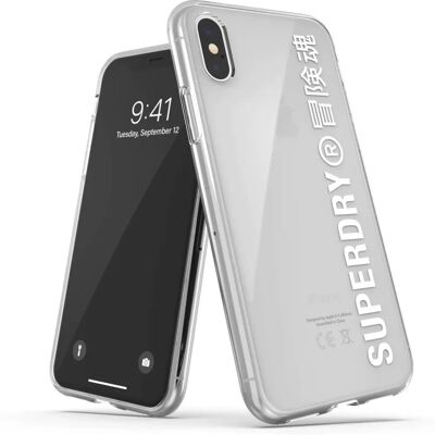 Coque transparente Superdry pour iPhone X / XS - Étui TPU Coque transparente Superdry pour iPhone X / XS - Étui TPU