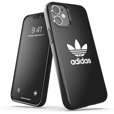 Adidas Schwarz & Weiß iPhone 12 Mini Hülle - Stoßfest, Stylisch Adidas Schwarz & Weiß iPhone 12 Mini Hülle - Stoßfest, Stylisch