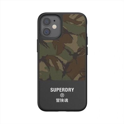 Coque en Canvas Superdry pour iPhone 12 Mini - Vert - Protection Coque en Canvas Superdry pour iPhone 12 Mini - Vert - Protection