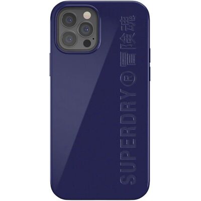 Coque Superdry pour iPhone 12/12 Pro Bleu Compostable Coque Superdry pour iPhone 12/12 Pro Bleu Compostable